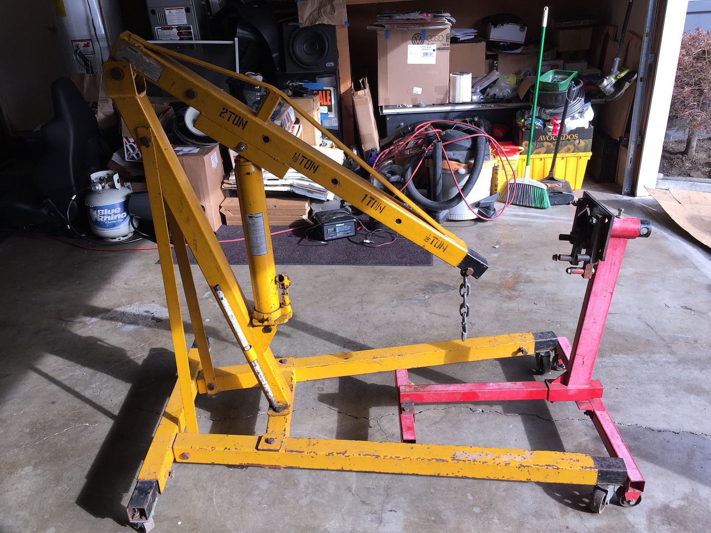 (WA) FS Cherry picker and engine stand combo